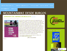 Tablet Screenshot of burgosenrutabtt.es